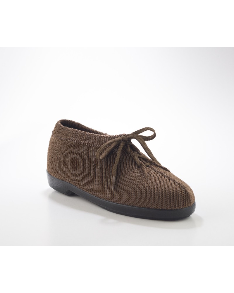 Detalle de la malla elástica hecha a mano