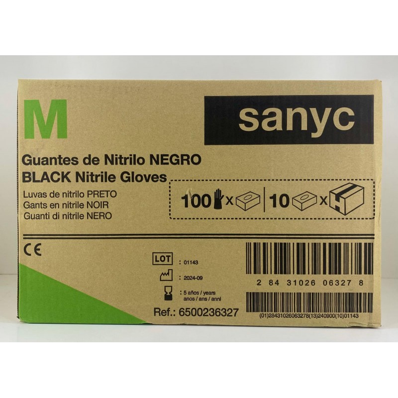 Vista general: Caja de 1000 guantes SANYC