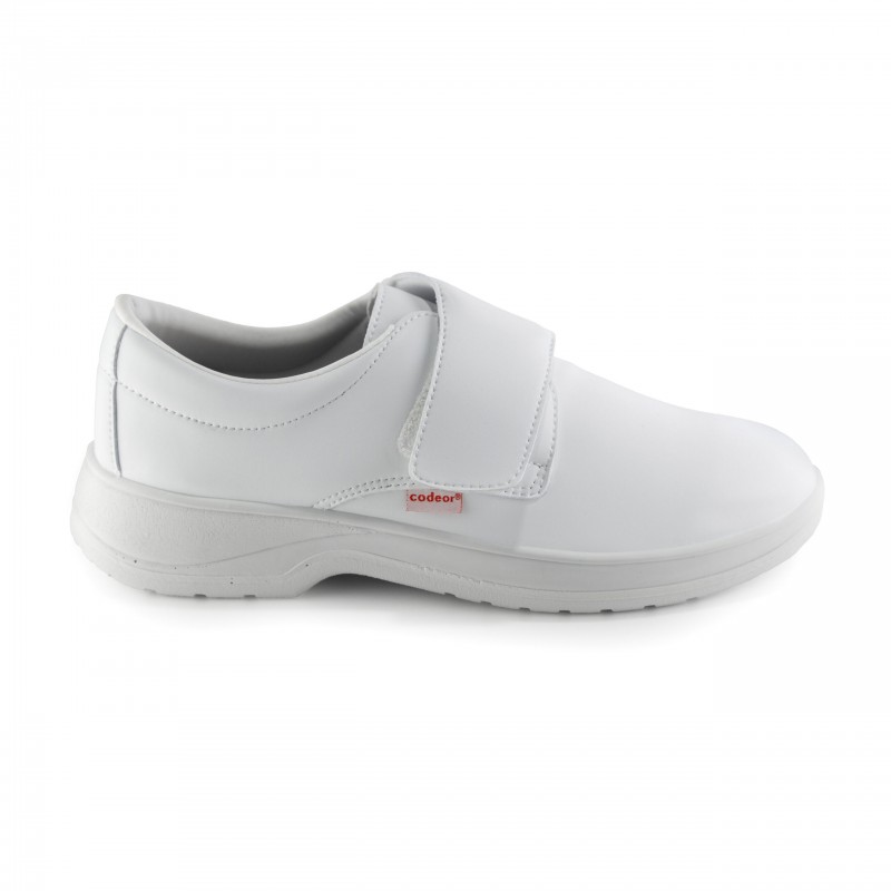 Vista general del Zapato Codeor Chip en color blanco