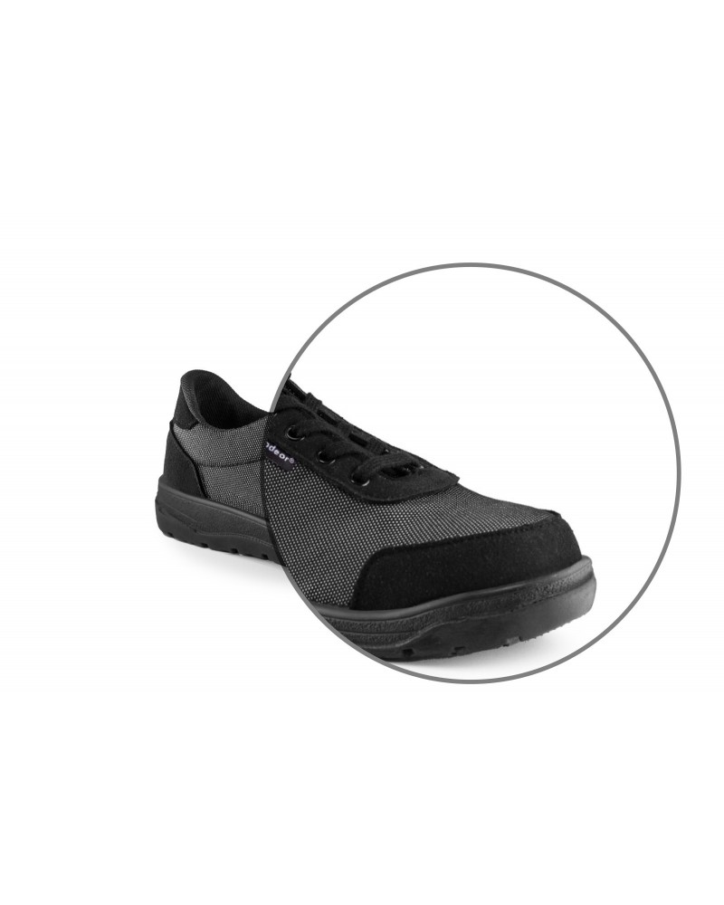 Foto del refuerzo de puntera en microfibra